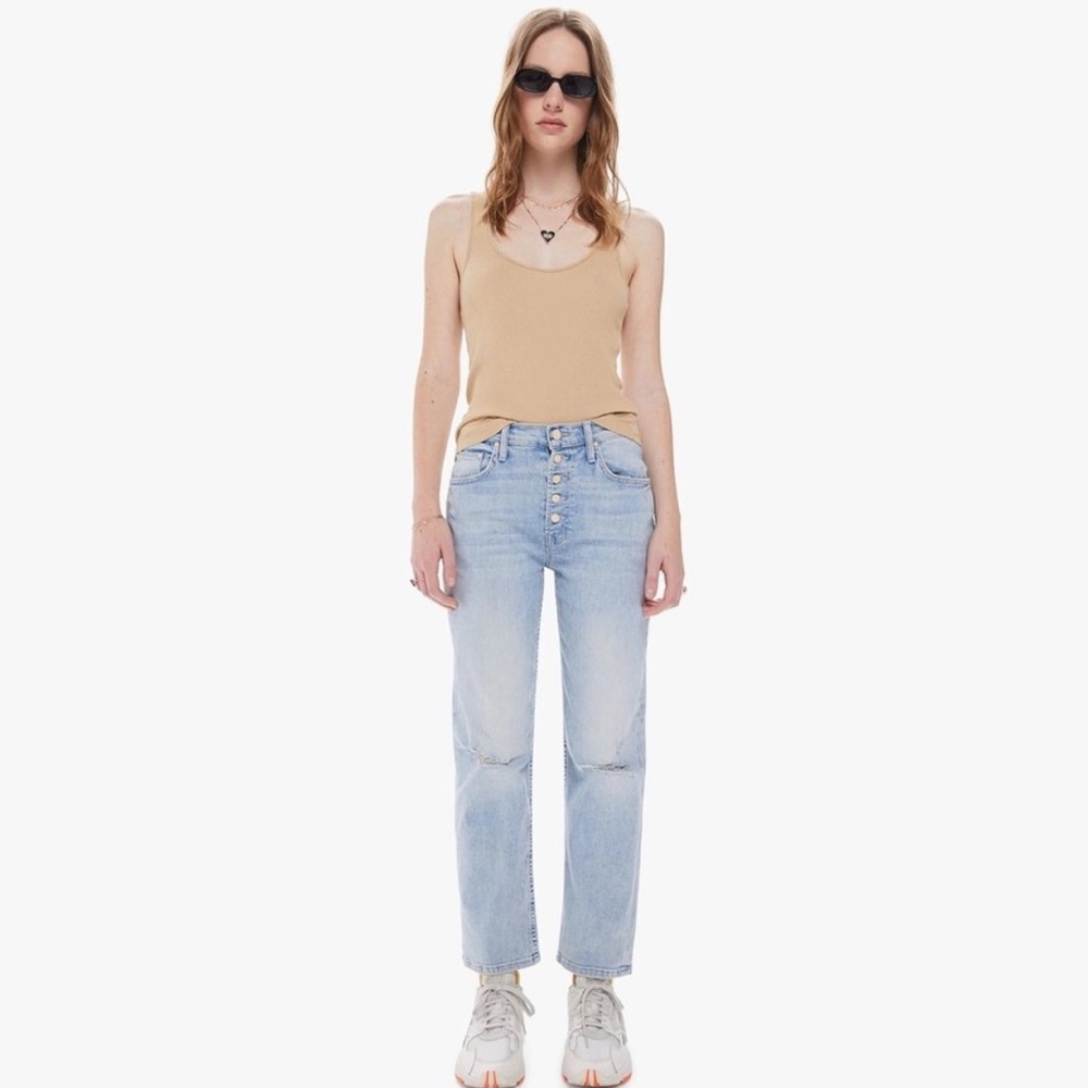 MOTHER the pixie Tomcat ankle nature of the game Jeans 25